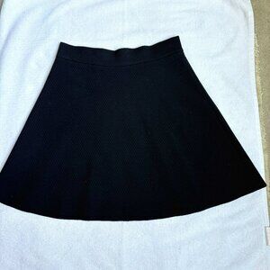 Ann Taylor a-line mini skirt black 6P